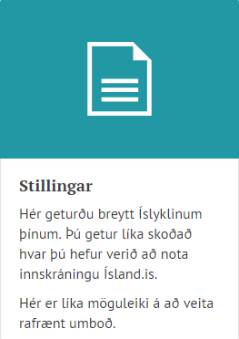 Ísland.is logo